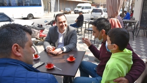 Başkan Dutlulu'dan mahalle ziyaretleri 