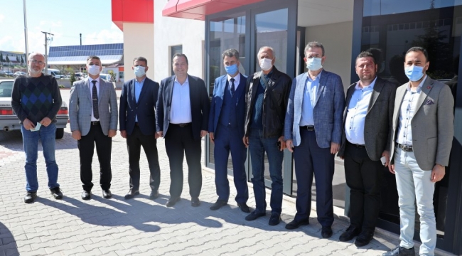 Başkan Dutlulu ,OSB yönetimiyle buluştu
