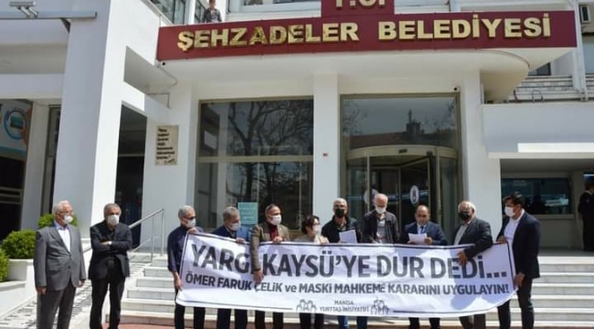 Başkanı Çelik'i ve MASKİ'yi hukuka uymaya çağrı