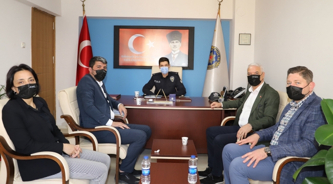 Bilgin polisleri kutladı