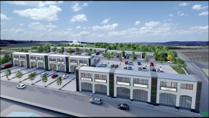 Demirci galericiler sitesinin temeli atıldı