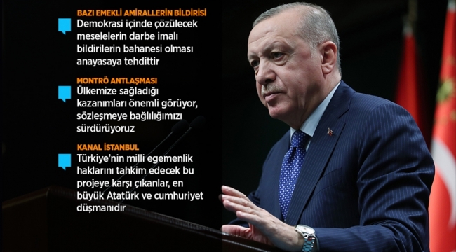 Erdoğan'' eylem kesinlikle art niyetli bir girişimdir''