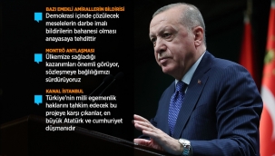 Erdoğan'' eylem kesinlikle art niyetli bir girişimdir''
