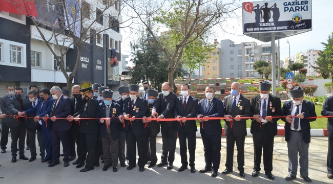 Gazi parkı açıldı
