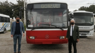 İBB Saruhanlı belediyesine hibe otobüs