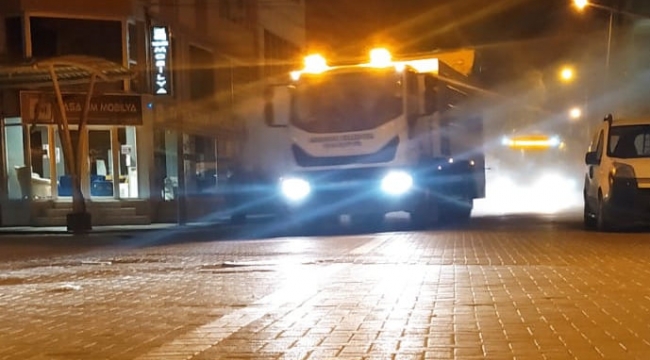 İlçede dezenfekte çalışmaları hızlandı
