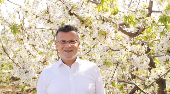 Kiraz ağaçları çiçek açtı