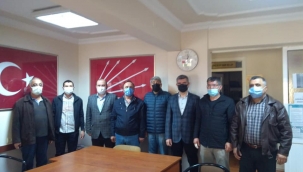 Maden işçileri CHP'de