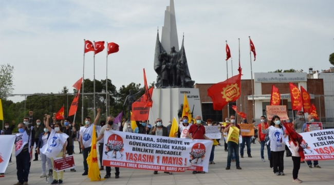 Manisa Emek ve Dayanışma Platformu mayısı kutladı