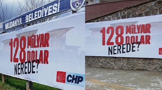 Mudanya'da afış kavgası