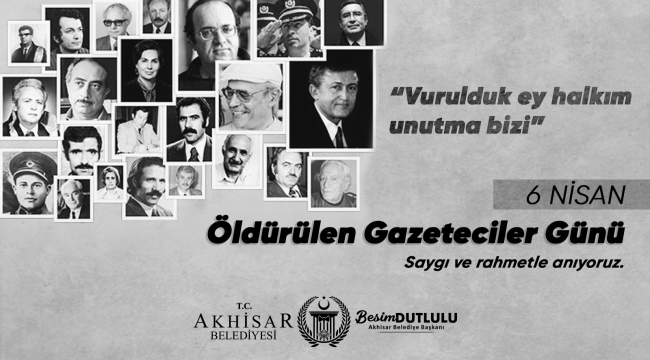 Öldürülen Gazeteciler Günü 