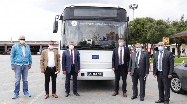 Otobüs Alaşehir'de 