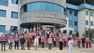 Sağlıkcılar 1 mayısı için cumhuriyet meydanında