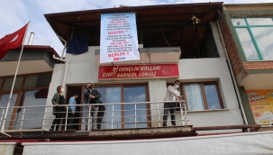 Sarıgöl CHP ilçe örgütünden yeni afiş