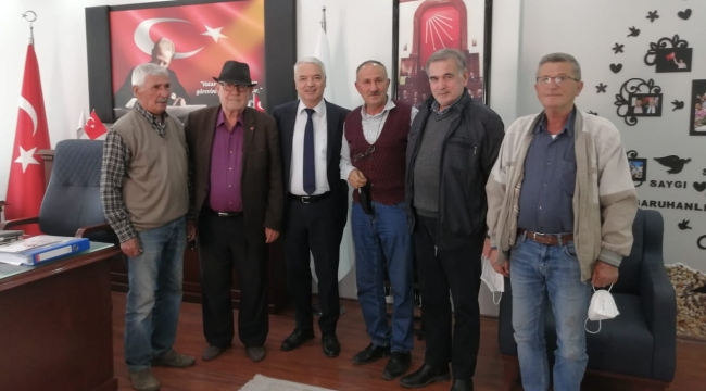 Siyasetin'Akil 'isimlerinden başkan Bilgin'e ziyaret