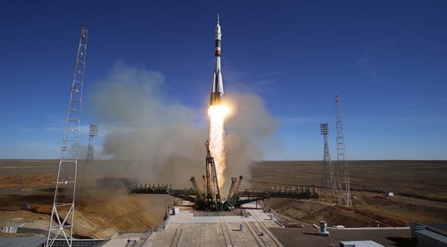 Soyuz MS-18 uzay aracı, fırlatıldı
