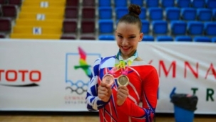  Aerobik jimnastik dünya şampiyonu Manisalı A. Begüm Onbaşı