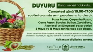 Akhisar Belediyesinden pazarcı esnafına işgaliye desteği