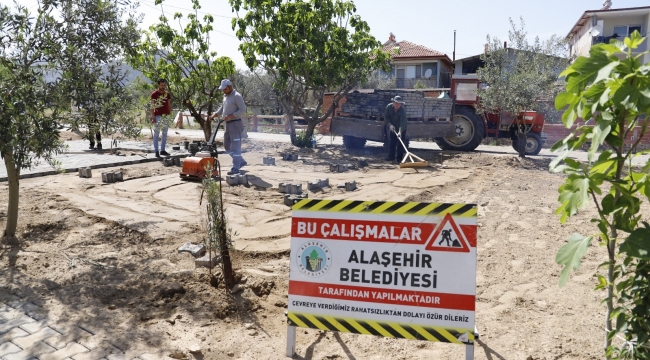 Alaşehir Belediyesi ilçenin eksiklerini tamamlıyor