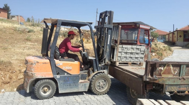 Alaşehir belediyesi mahalleleri yeniliyor