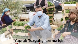 Alaşehir belediyesinden yaprak tezgahçıları için uyarı