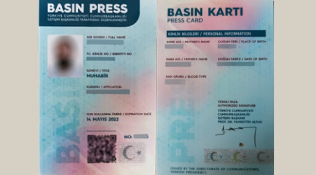 Basın kartı yönetmenliği değişti