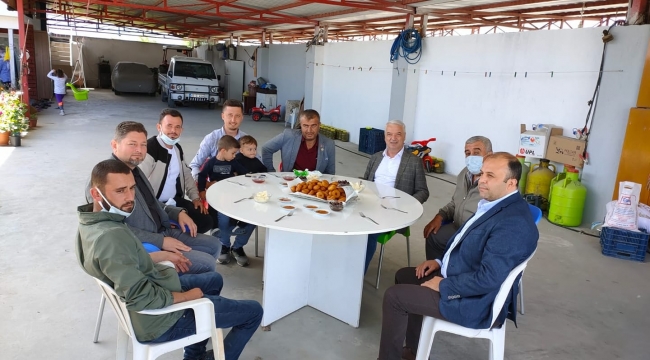 Başkan Bilgin lokma hayrına katıldı