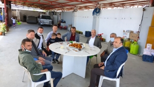 Başkan Bilgin lokma hayrına katıldı