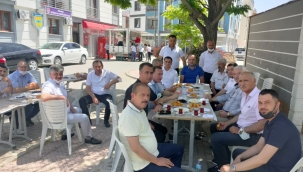 Başkan Bilgin lokma hayrına katıldı