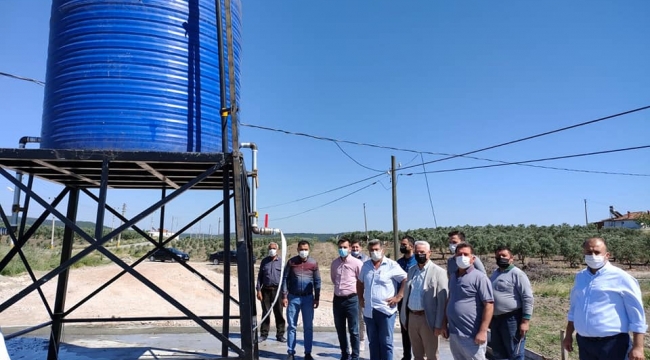 Başkan Bilgin üreticiyi su ile buluşturdu