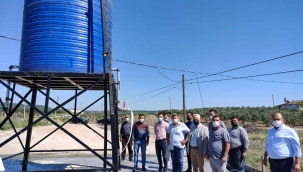 Başkan Bilgin üreticiyi su ile buluşturdu