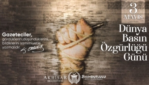 Başkan Dutlulu'dan, dünya basın özgürlüğü günü kutlama mesajı