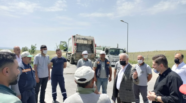 Başkan ilgin temizlik işçileriyle buluştu
