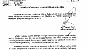 CHP'li Özel'den tepki :'63 gün geçti hala yanıt yok'