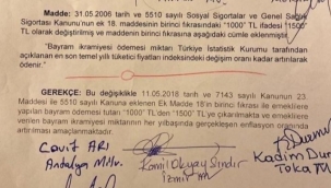 Emeklilerimize zammı çok gördüler