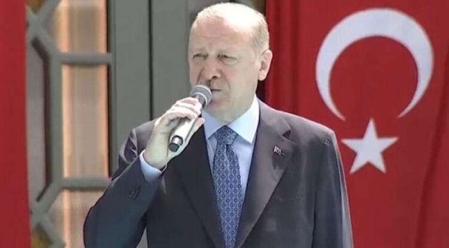 Erdoğan'' Burası İstanbul'un fethine de bir hediyedir''