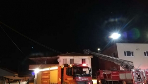 Fırında korkutan yangın