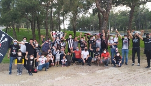 Gördes'li Beşikaşlıların şampiyonluk kutlaması