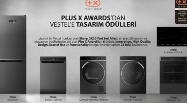 Plus X Awards, teknoloji, yarışmasında Vestel'e 65 ödül 