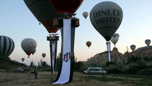 Şampiyonluk gök yüzünde kutlandı