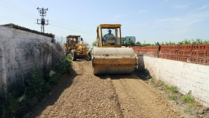 Turgutlu'da yollar asfaltlanıyor