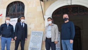 Yakup Çelebi Cami'nin yok olan kitabesi yeniden yaptırıldı