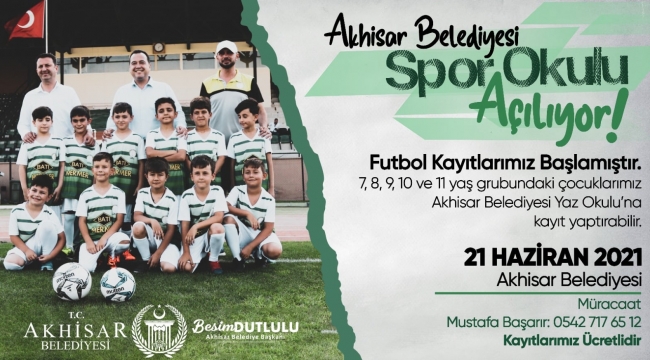 Akhisar Belediyesi spor okulu açıyor