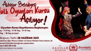 Akhisar'da "Halk Oyunları"kurslarımız başlıyor