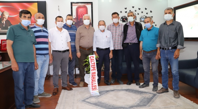 Başkan Bilgin, Çaltepe'lileri ağırladı