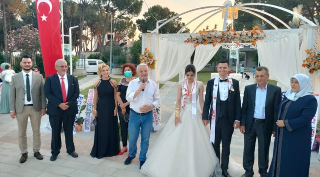 Başkan Bilgin düğün töreninde