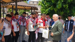 Başkan Bilgin gençleri askere uğurladı