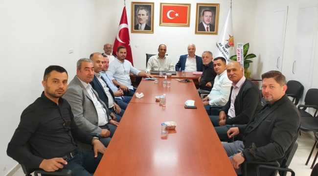 Başkan Bilgin Saruhanlı AKP ilçe örgütünü ziyaret etti