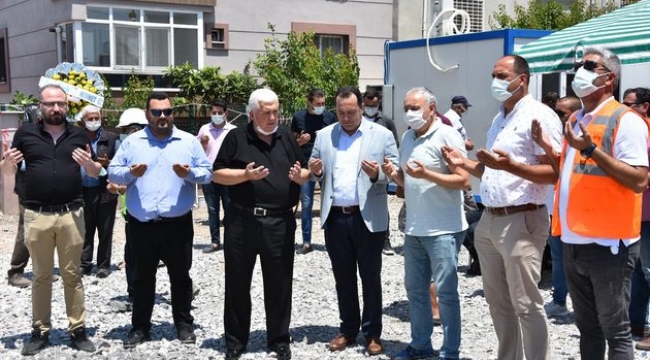 Başkan Dutlulu, Ulucaminin temelini attı