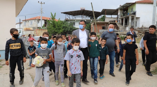 Başkan Öküzcüoğlu, çocuklarla denetimde